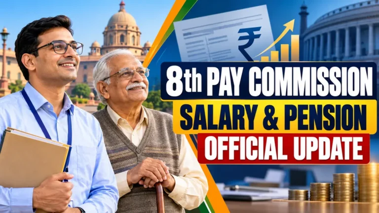 8th Pay Commission: Salary और Pension पर Official Update