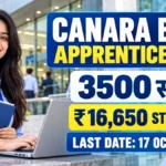Canara Bank Apprentice Recruitment 2026 की 3500 Graduate Apprentice सीटें