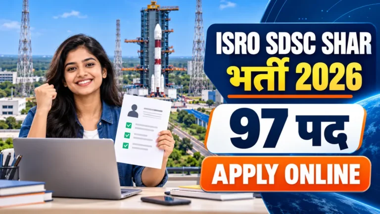 ISRO SDSC SHAR Recruitment 2026